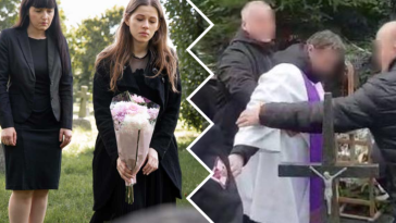 pijany ksiądz na pogrzebie gdańsk