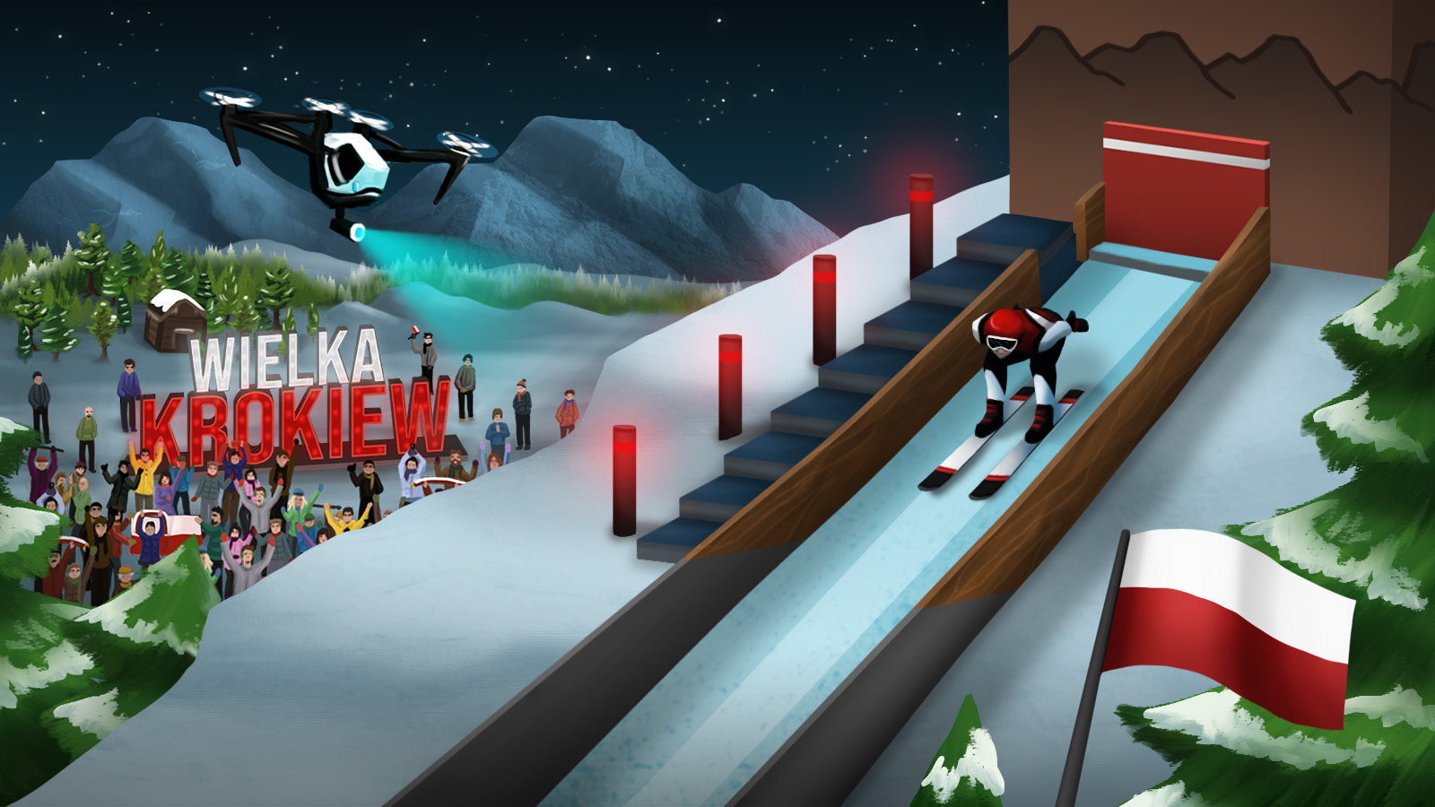 ski jump gra deluxe