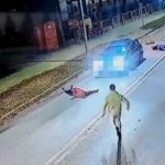 płońsk potrącenie na pasach nagranie