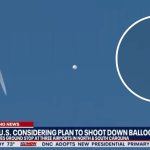 chiński balon nad usa zestrzelony