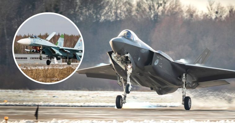 rosyjskie myśliwce nad polską