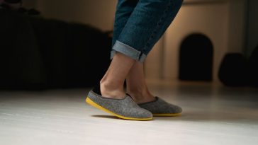 pantofle damskie skórzane