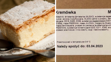 bosacka kremówka skład