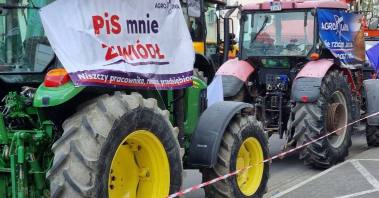 protest rolników dzisiaj youtube