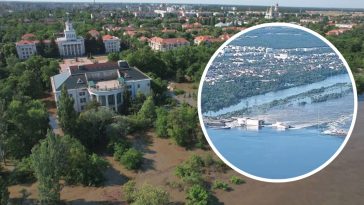 tama na dnieprze w nowej kachowce wysadzenie