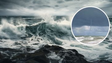 trąba wodna nad bałtykiem