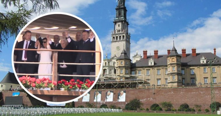 taniec Kaczyński jasna góra częstochowa