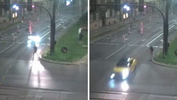 wypadek w krakowie pieszy