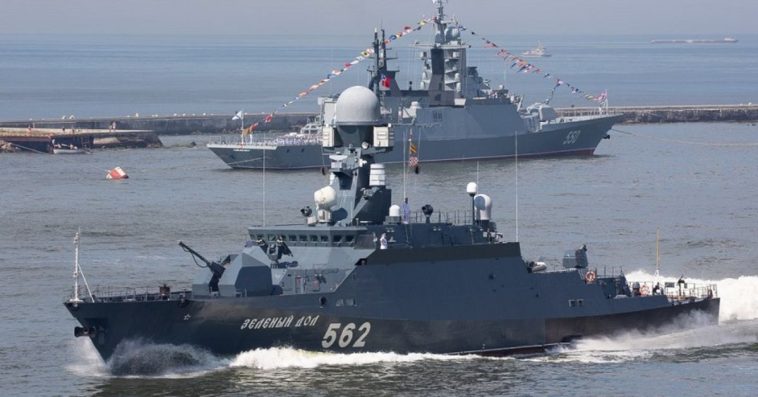 rosyjskie okręty na bałtyku