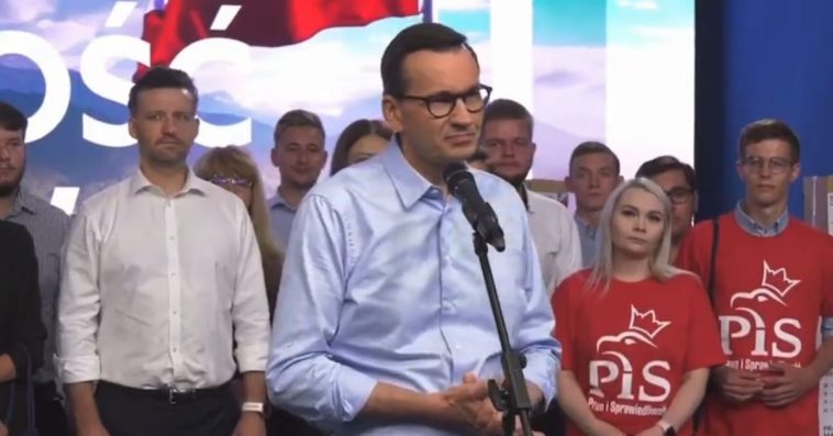 morawiecki konferencja wpadka