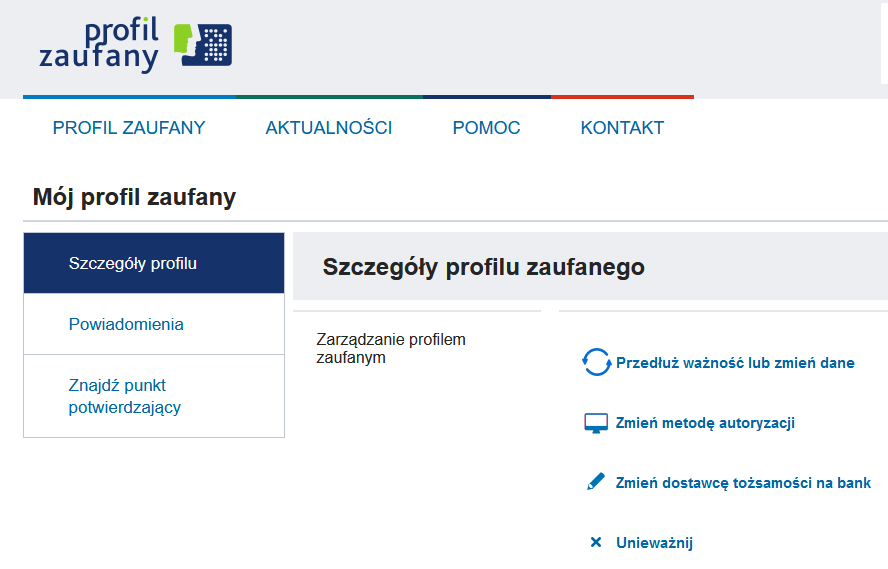 jak przedłużyć profil zaufany