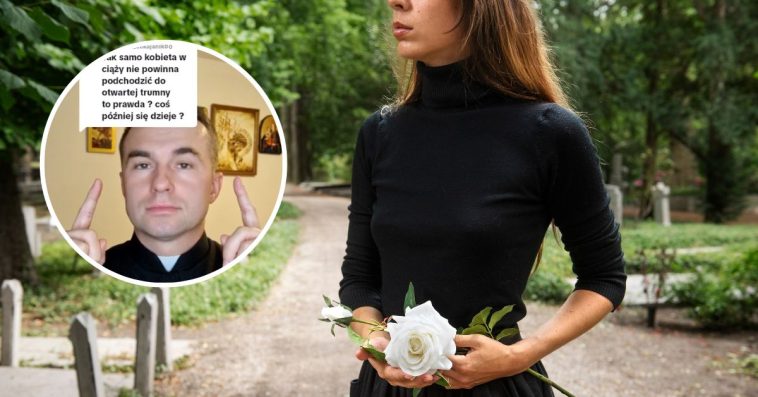kobieta w ciąży pogrzeb