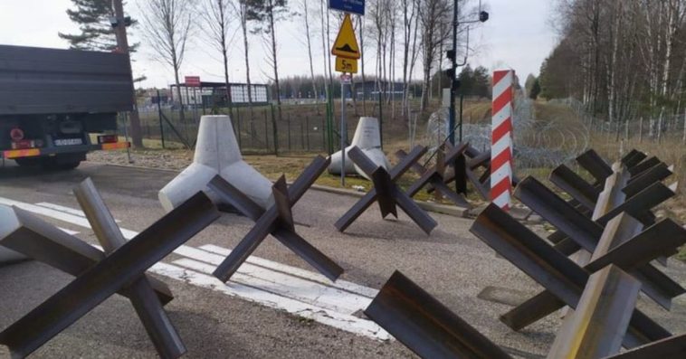 umocnienia na granicy z białorusią