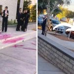 czerwona farba ślub