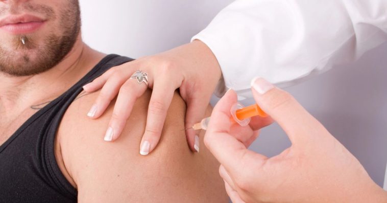 zaszczepił się 217 razy