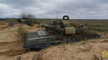 wojsko białoruskie na granicy z polską