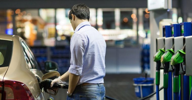 mandat za tankowanie paliwa