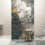 Nowoczesne płytki do łazienki z kamiennym wzorem