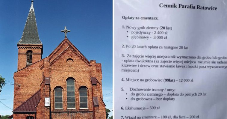 ratowice parafia cennik