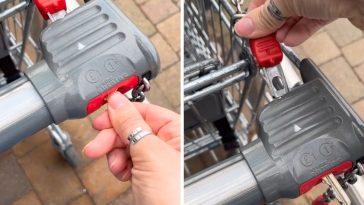 jak odblokować wózek sklepowy