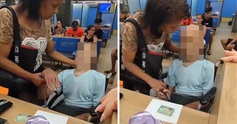 Przyjechała ze zwłokami wujka do banku