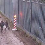 granica z Białorusią podpalenie