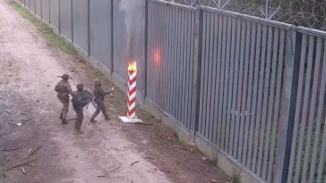 granica z Białorusią podpalenie
