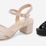 sandały na słupku ccc