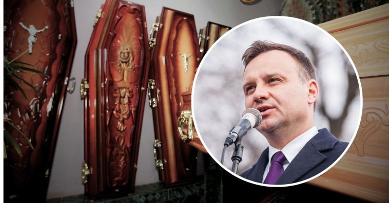 chojnice pogrzeb 148 trumien