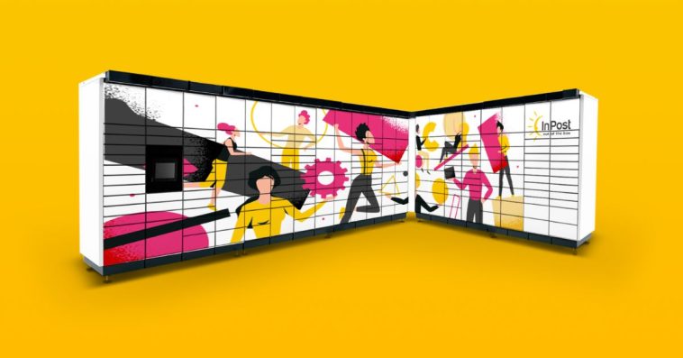 inpost reklama na paczkomatach