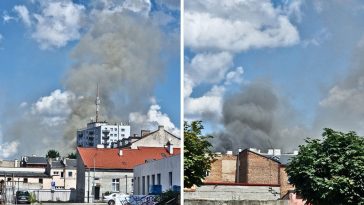 włocławek pożar kamienicy