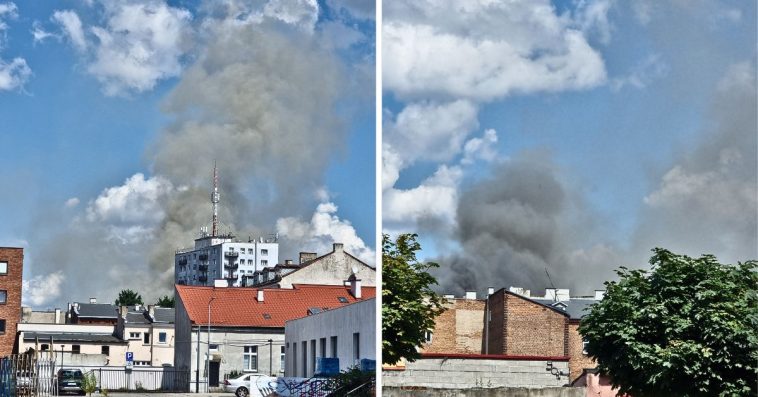 włocławek pożar kamienicy