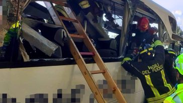 włochy wypadek autokaru