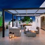 drewniana pergola na taras