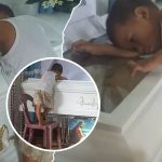 małe dziecko na pogrzebie