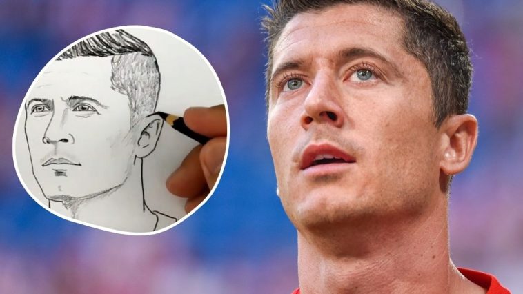 Jak narysować Roberta Lewandowskiego