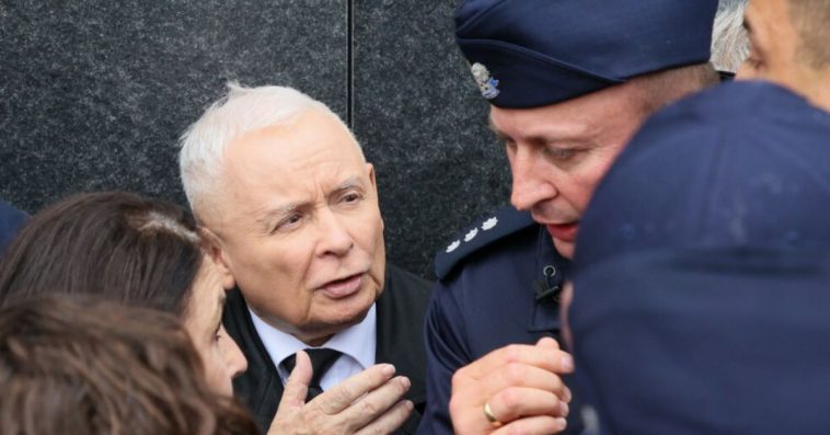 Kaczyński na granicy