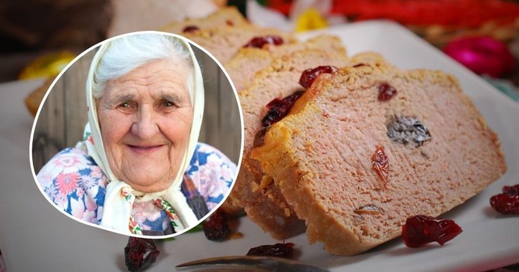 pasztet wielkanocny z żurawiną przepis