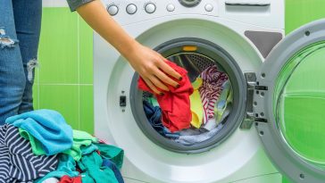 reklamówka w pralce