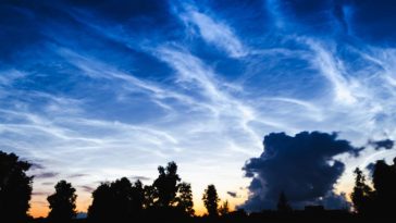 obłoki srebrzyste dzisiaj