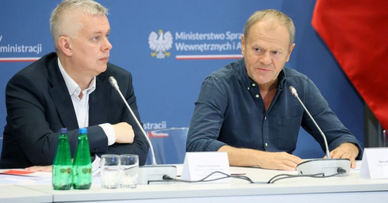 opady nad polską na żywo