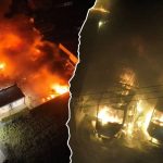 skała pożar dzisiaj