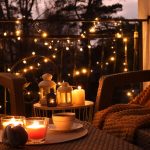 mandat za lampki na balkonie