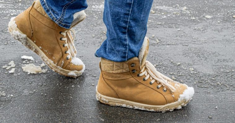 śliskie buty zimowe co zrobić