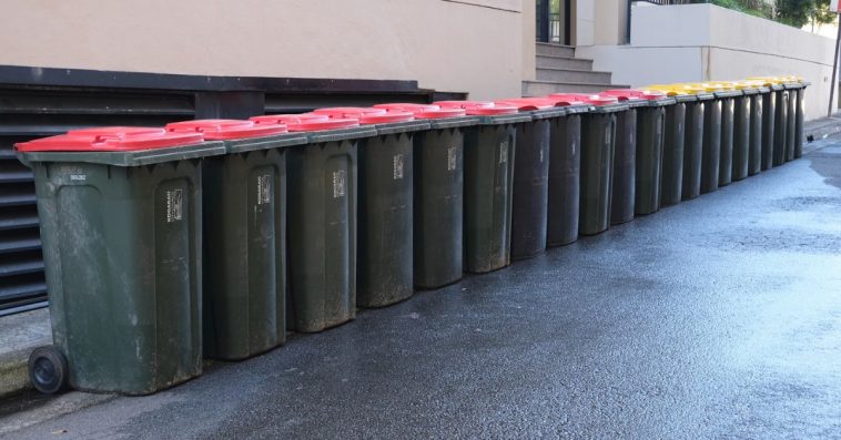 11 kolorów pojemników na śmieci