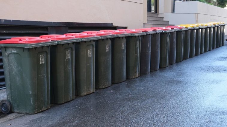 11 kolorów pojemników na śmieci