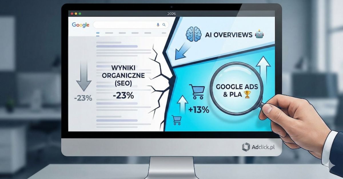 Dlaczego ruch organiczny w Twoim sklepie spada? Analiza zmian w Google na 2026 rok