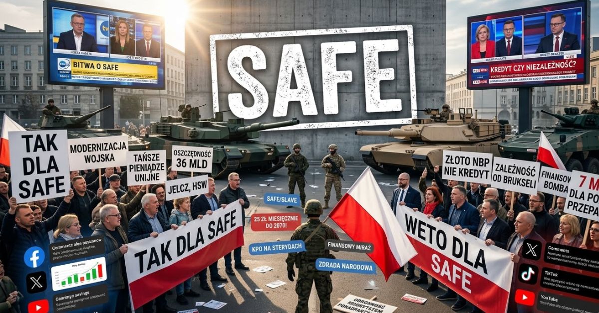 Polska pękła na pół. SAFE rozpętało wojnę, jakiej internet dawno nie widział