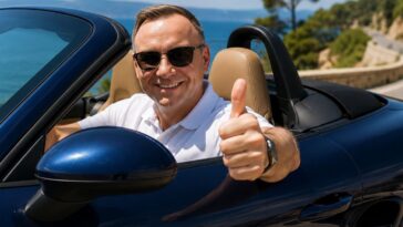 andrzej duda porsche