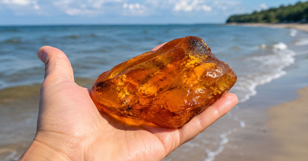 Bursztynowa gorączka po sztormie na Bałtyku. Na tych plażach leżą okazy wielkości dłoni
